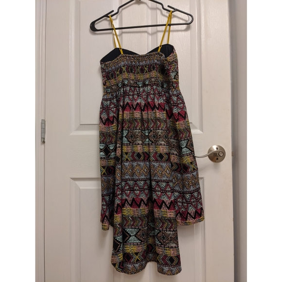 Patterned high-low dress - Picture 2 of 6